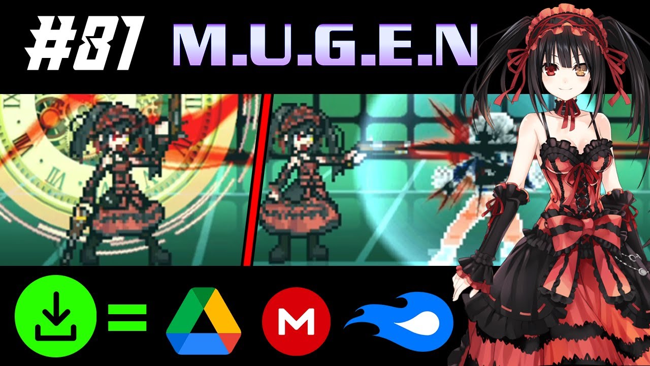 KURUMI JUS CHAR SHOWCASE + DOWNLOAD | Mugen Showcase #81