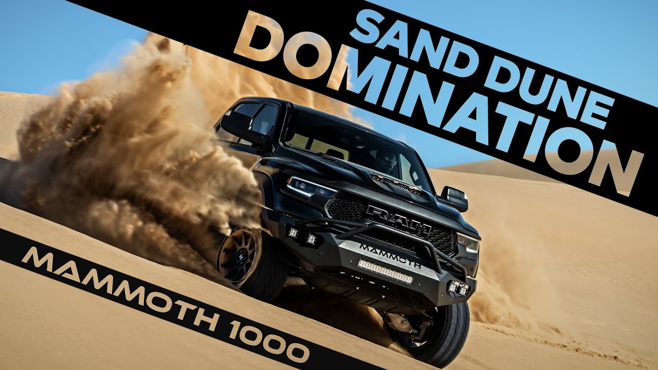 1000 HP RAM TRX vs Glamis Dunes! // MAMMOTH 1000 by HENNESSEY