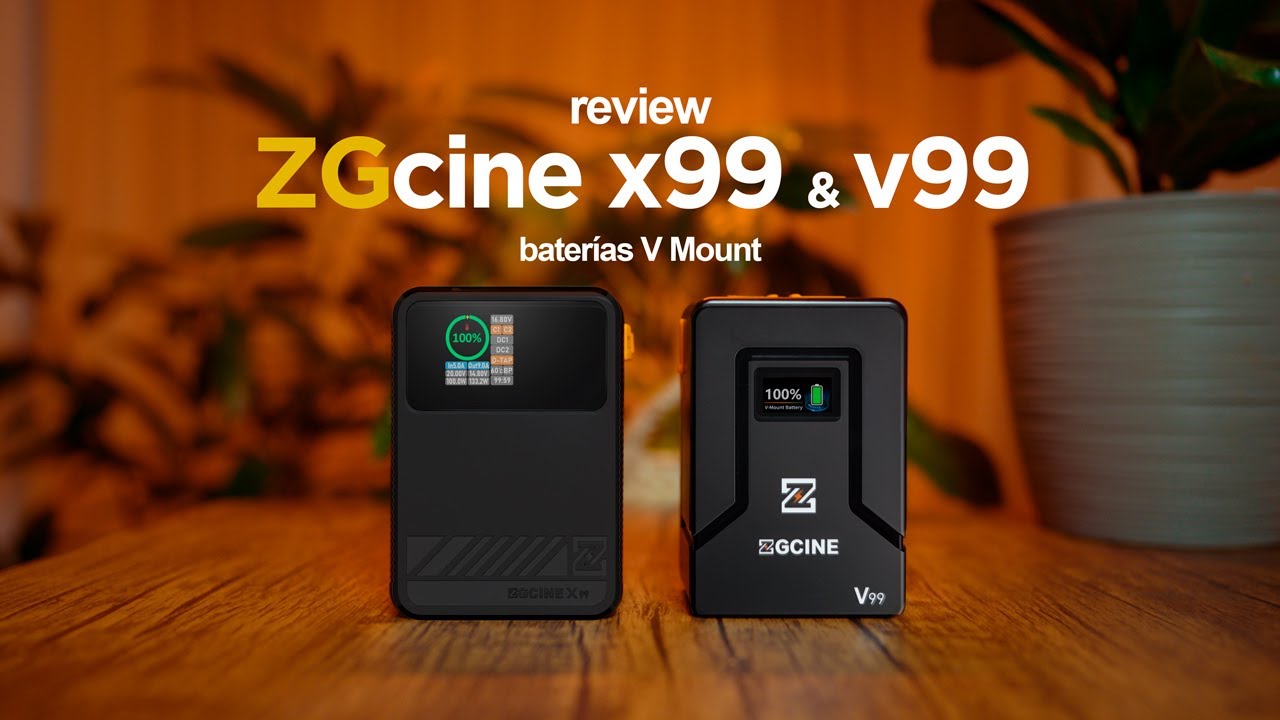 Todo lo que Debes Saber Sobre Baterías V-Mount: V99 y X99 ZGCINE Guía Fácil y Completa.