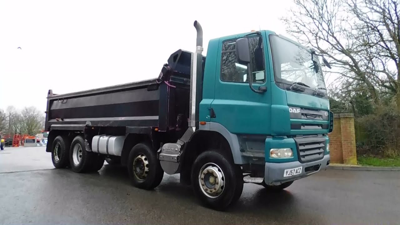 DAF CF85 TIPPER 8X4 2007 YEAR