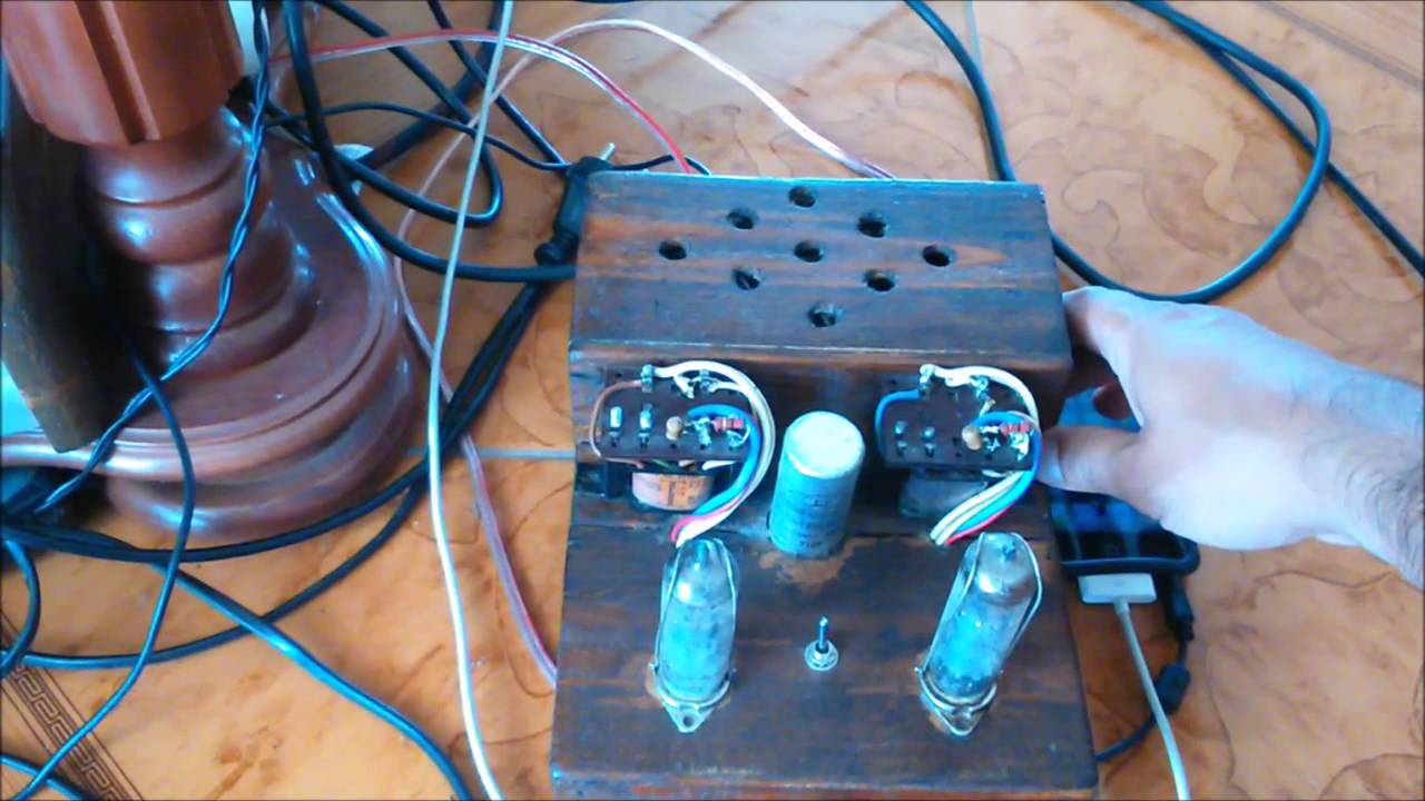 Tube amplifier with PCL86