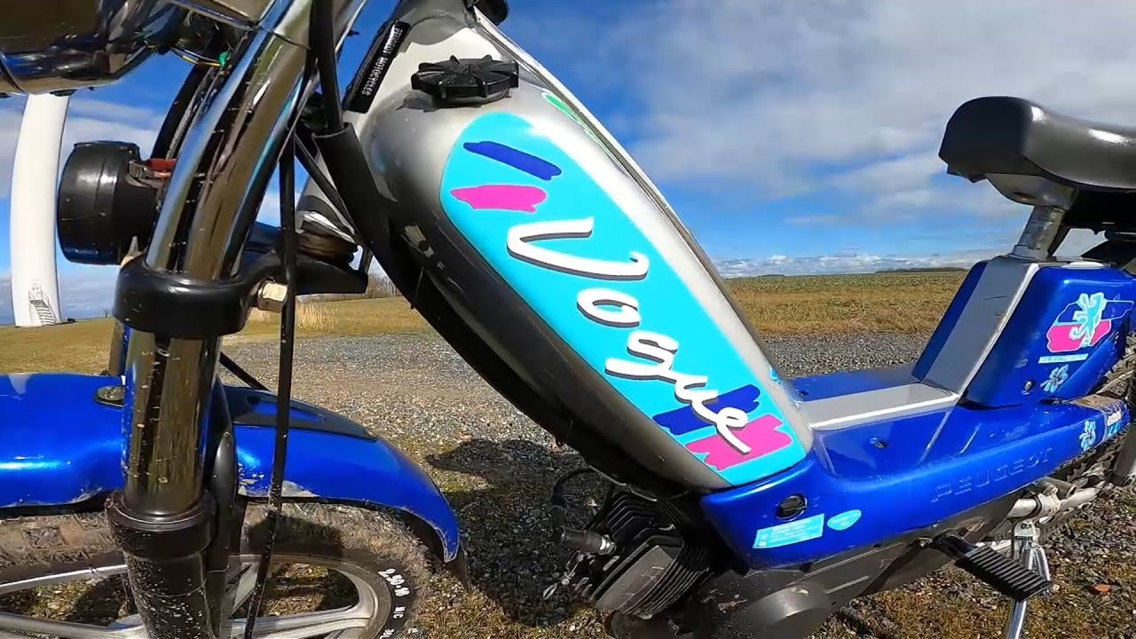 Peugeot 103 Vogue - L'hivers en mobylette !