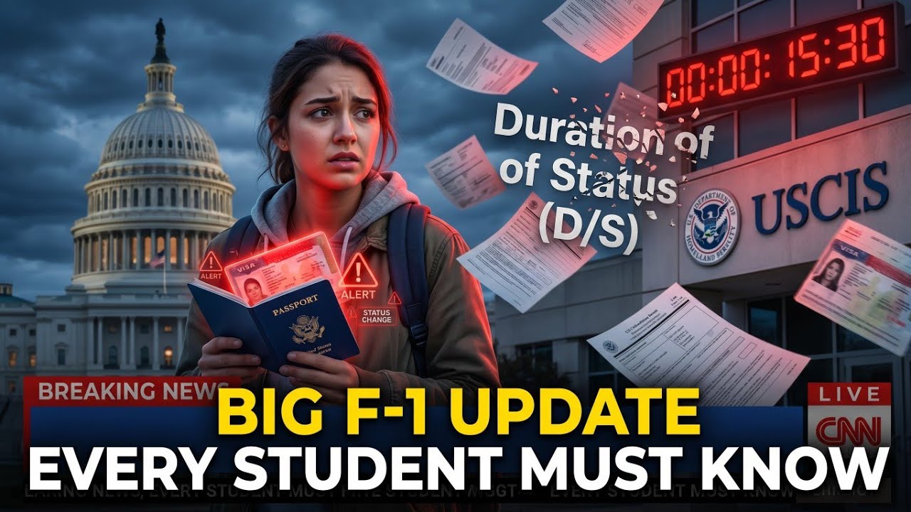 F-1 Visa Rule Change 2026: DHS Ends Duration of Status? OPT, STEM OPT & Fall 2026 Students Explained