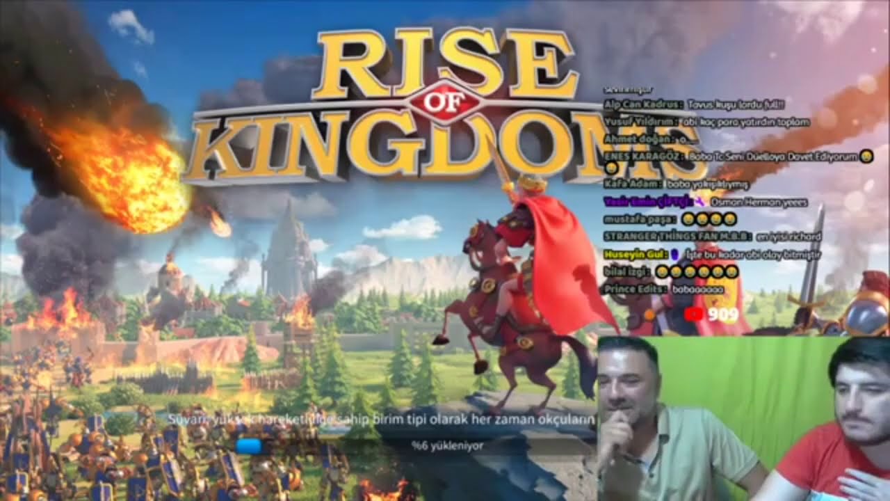 BABA TC ATATURK at livestream - Rise of Kingdoms