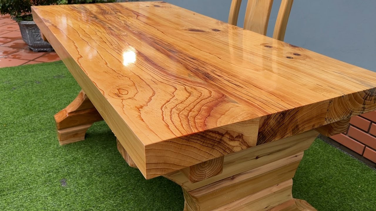 Classy And Inspirational Woodworking Project // How To Build A Classy And Sturdy Table