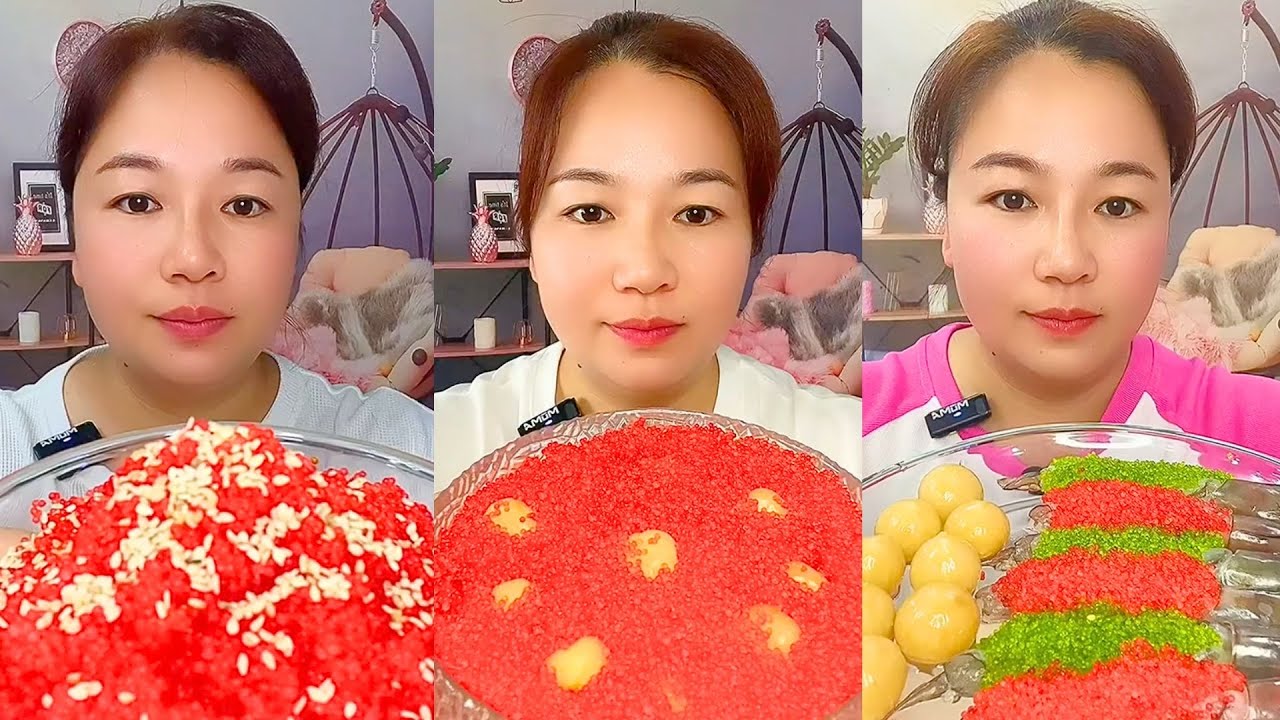 Fish Roe Seafood Eating Show | Home Style Mukbang #100