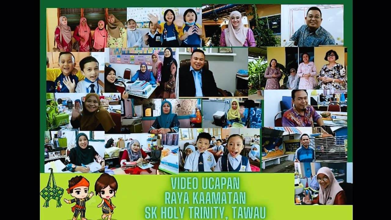 Ucapan Video Raya Kaamatan SK Holy Trinity, Tawau