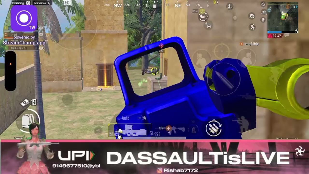 Classsic Rush Gameplay with new M416 | Wildsoul Warden | Bgmi | Classic Game - DASSAULTisLIVE |