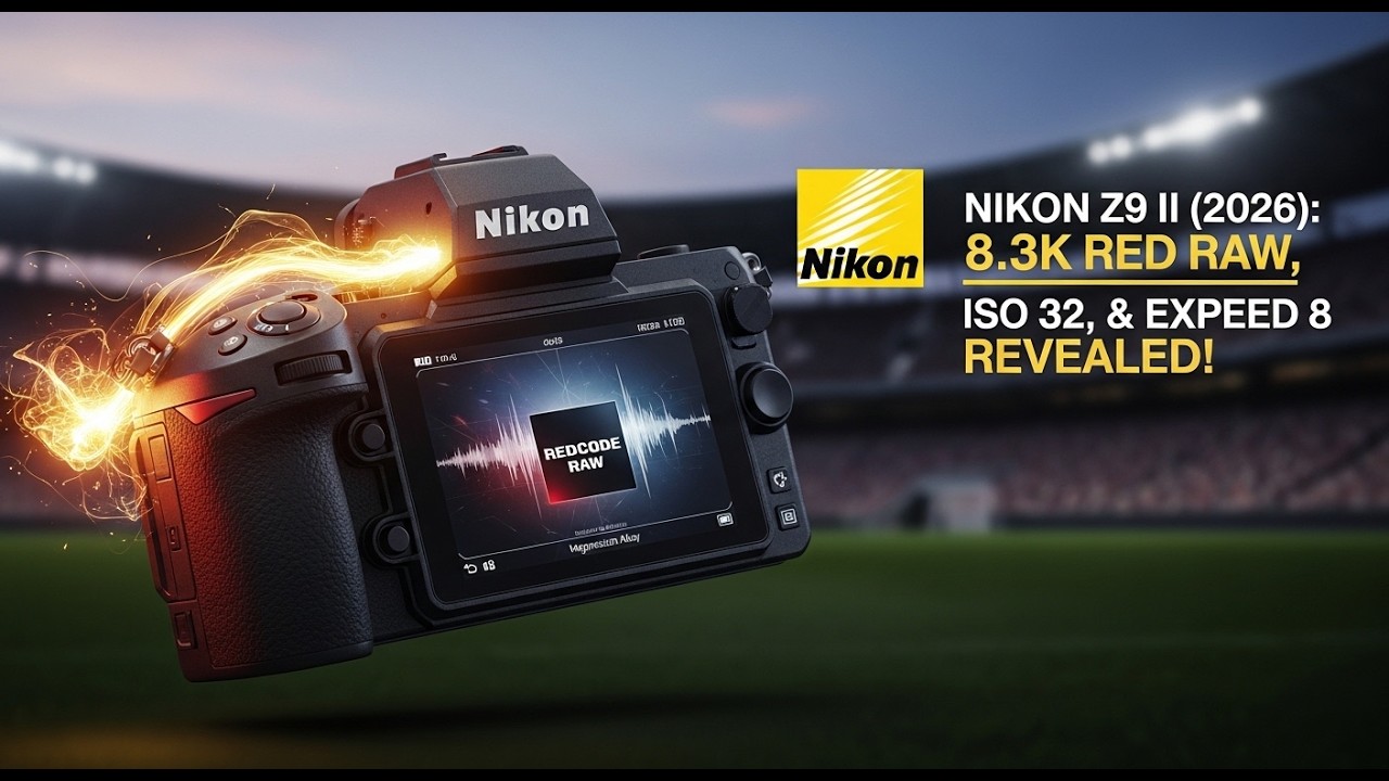 Nikon Z9 II (2026) Official Leaks: 8.3K RED RAW, ISO 32, & EXPEED 8 Revealed!