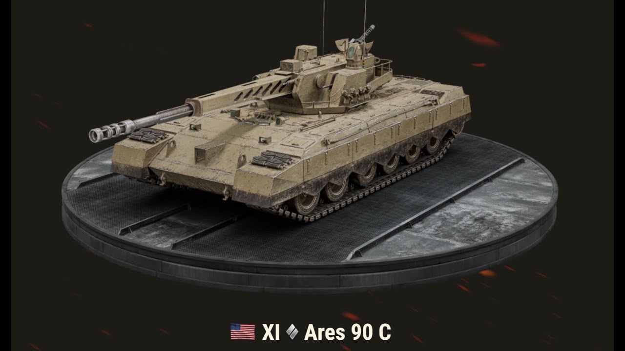ТАНК АРСЕН *ARES 90* - КЛЁВЫЙ ПУЛЕМЁТ НА WG! НРАИЦА!