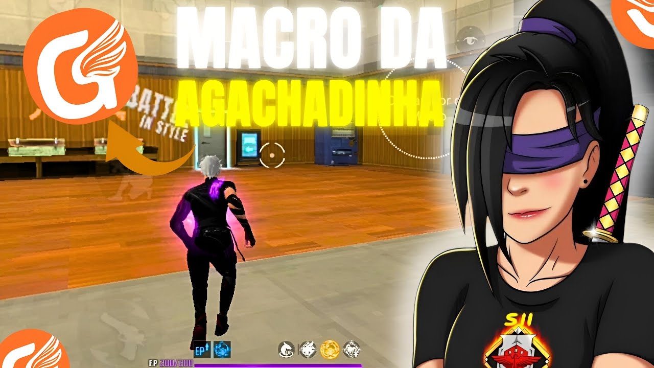 COMO FAZER O MACRO DA AGACHADINHA DO APELAPATO NO GG GAME SPACE !!!
