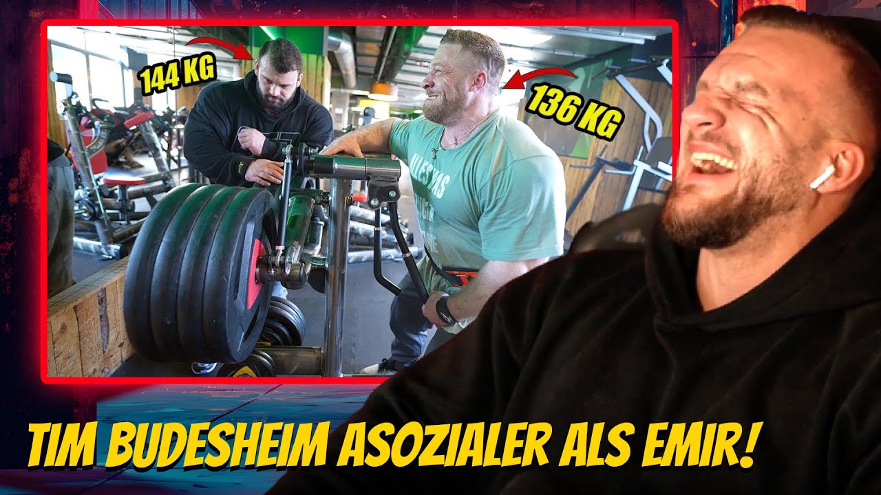 Tim muss das Gewicht f*cken um mit Emir mitzuhalten! William Niewiara Live Reaktion