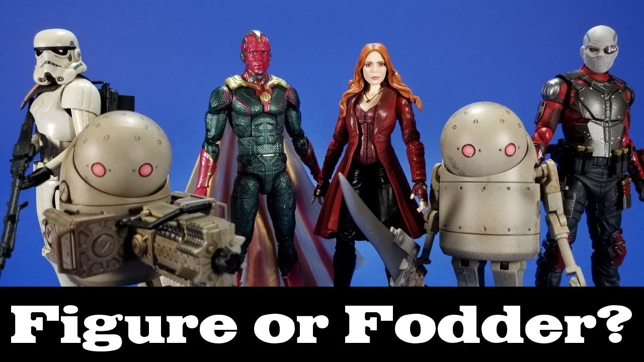 Figure or Fodder? Nier:Automata Machines, ML Vision/Scarlet Witch, SHF Deadshot, MAFEX Sandtrooper!