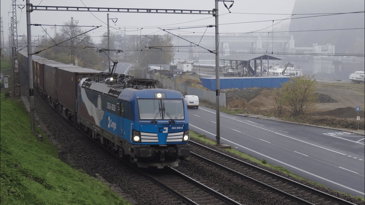 Bahnverkehr in Ústí nad Labem // 30.10.2024 // Trainspotting in Tschechien