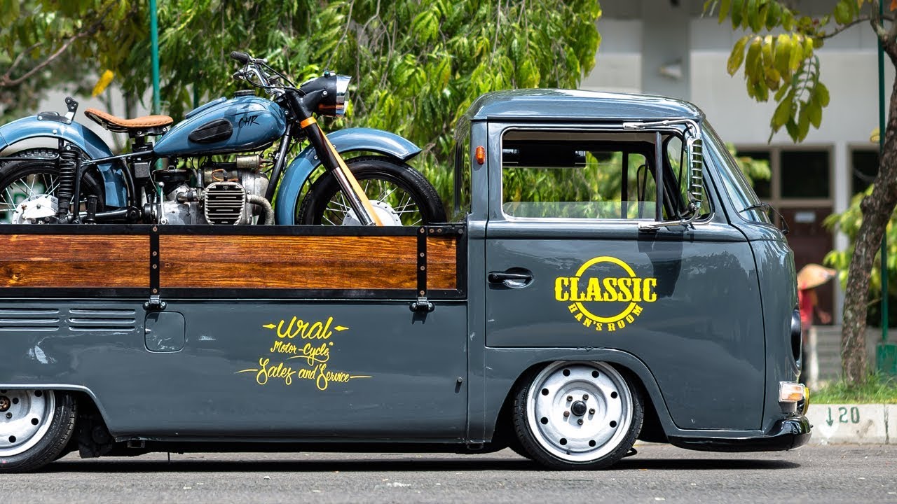 Classic Han's Room: Slammed Volkswagen T2 (type 2) single cabin pickup