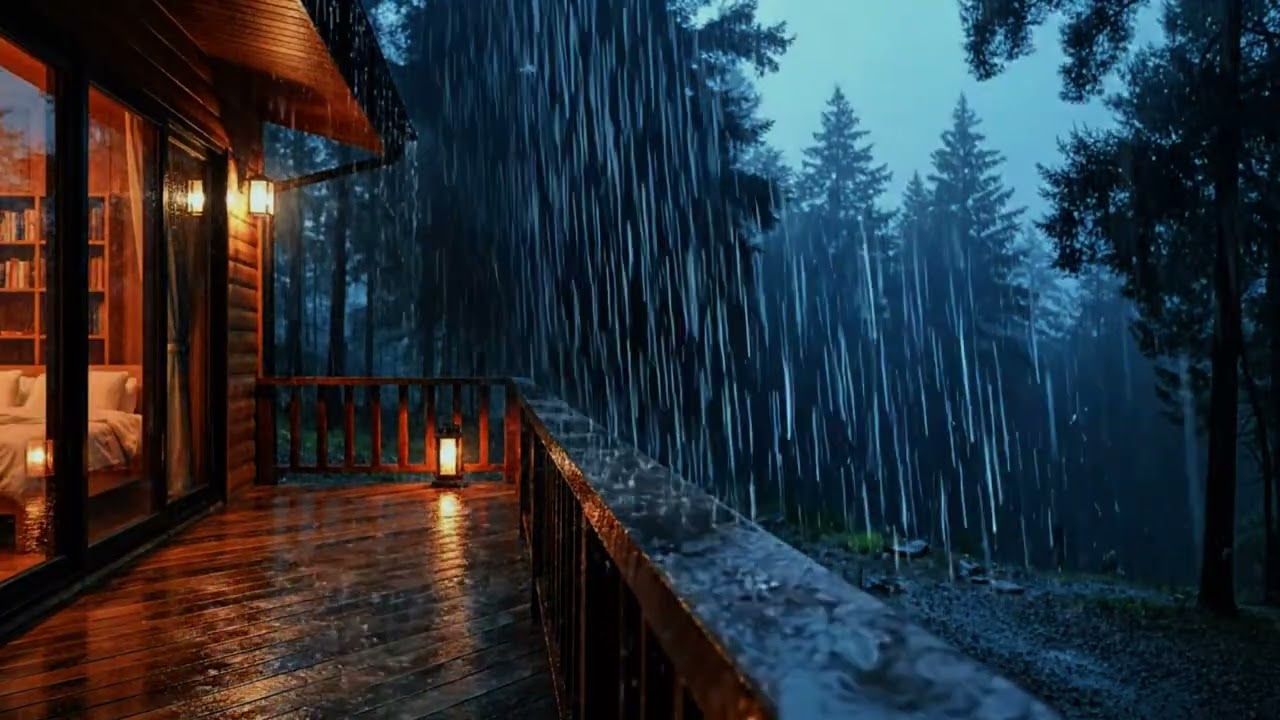 Night Rain in the Forest | Soothing Sounds for Deep Sleep