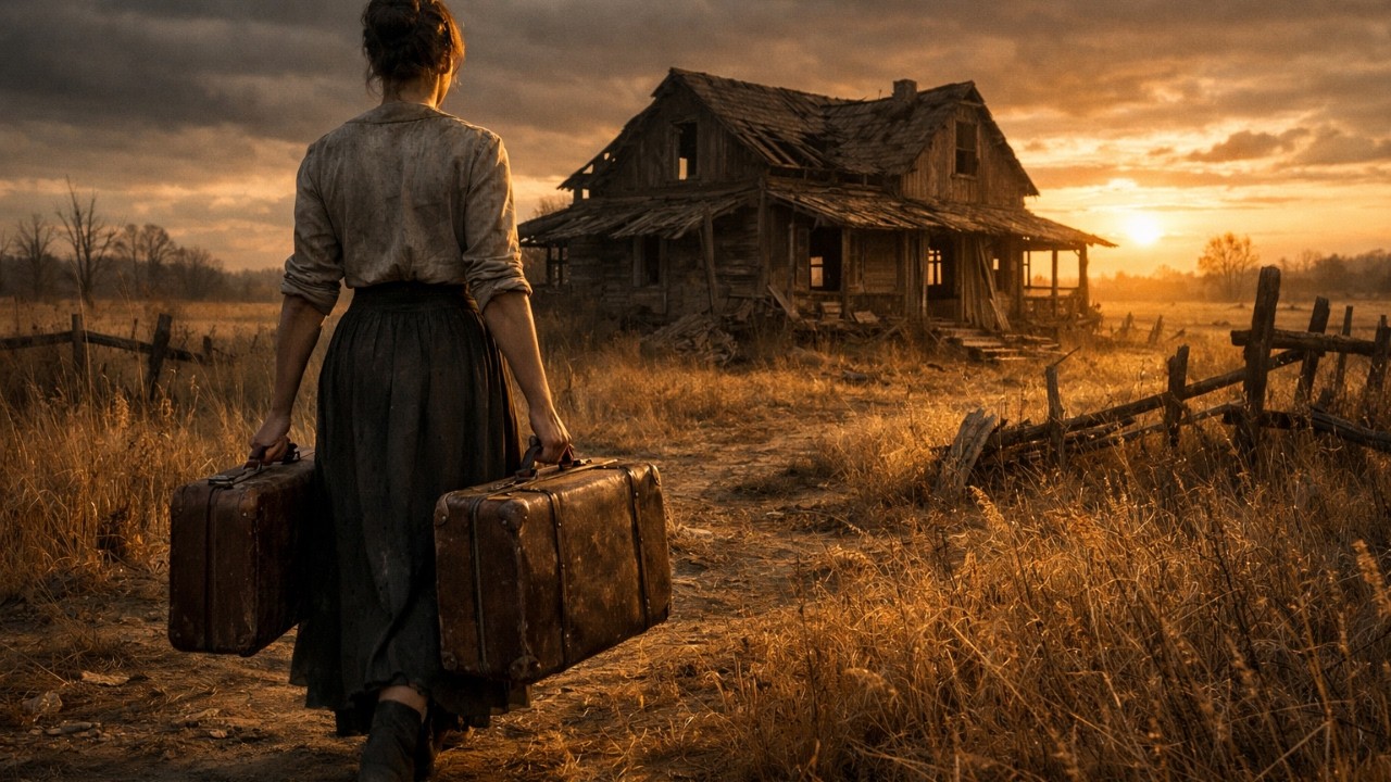 Humilhada no testamento, a viúva  herdou só uma casa abandonada, mas o que ela achou mudou tudo!