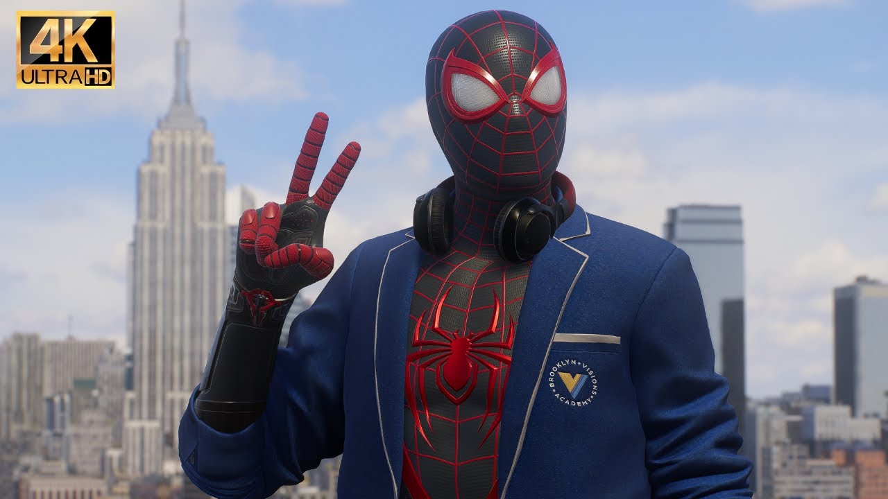 Brooklyn Vision Academy Suit (ALL STYLES) - Marvel’s Spider-Man 2 Free Roam Gameplay (4K60FPS) 