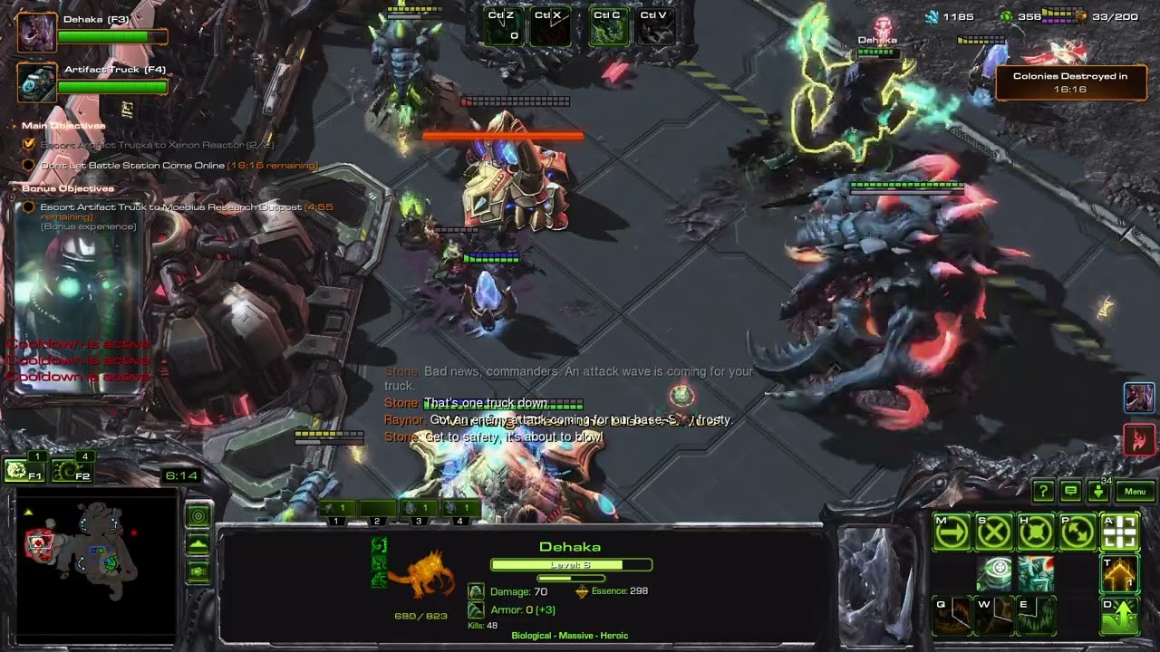 [SC2 Co-op] Cradle of Death Dehaka Speedrun Solo in 10:25 (Brutal Difficulty)
