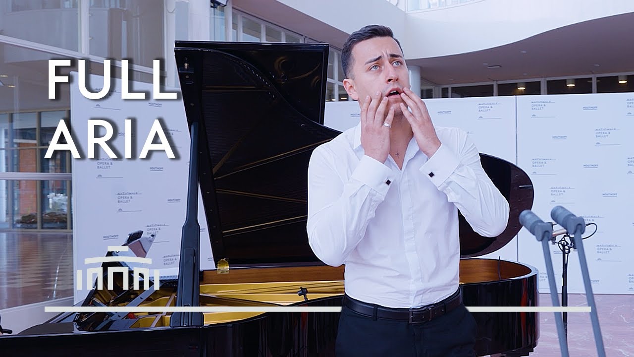Bass Mark Kurmanbayev sings aria from 'Le nozze di Figaro' (Mozart) | Dutch National Opera Studio