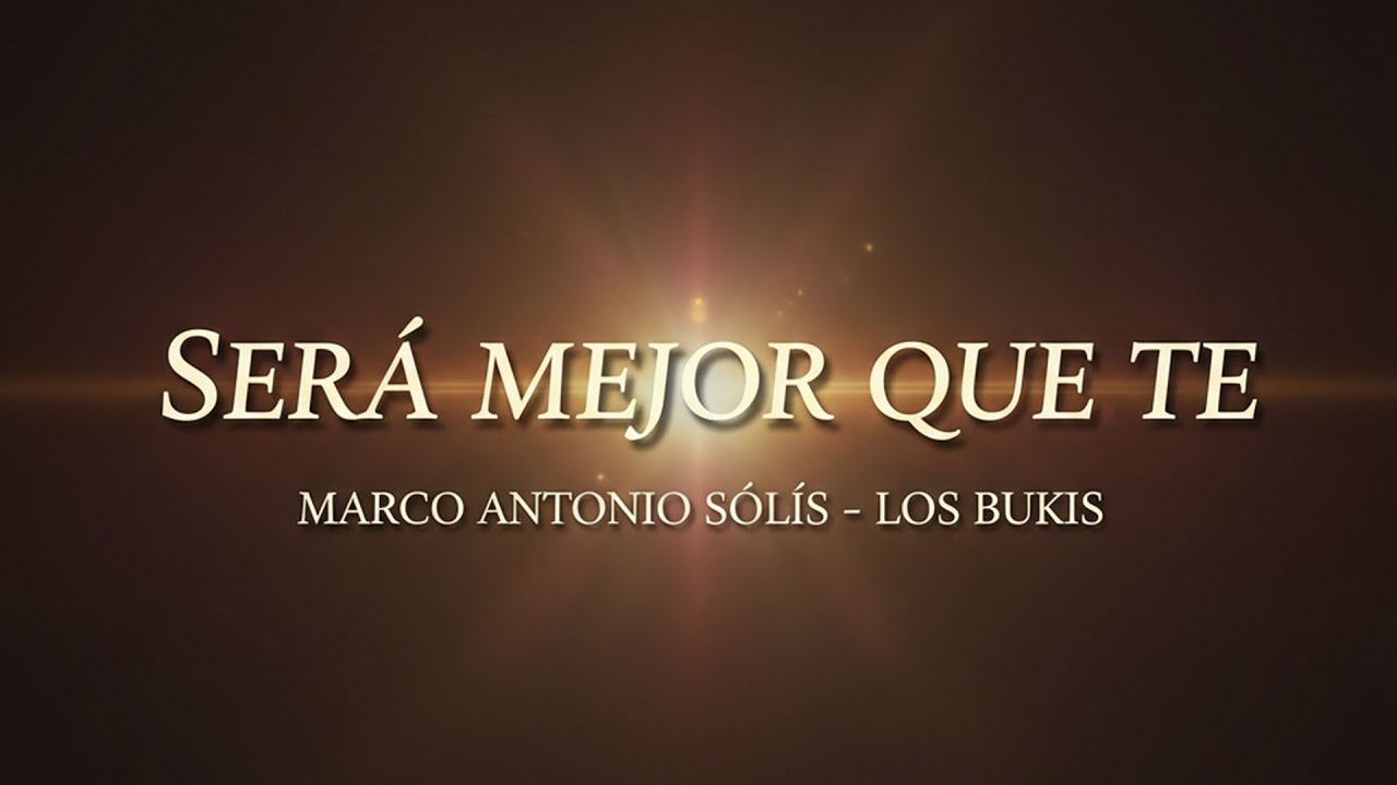 Marco Antonio Solís, Los Bukis - Será Mejor Que Te || Lyrics Video/Letra || AI Visuals