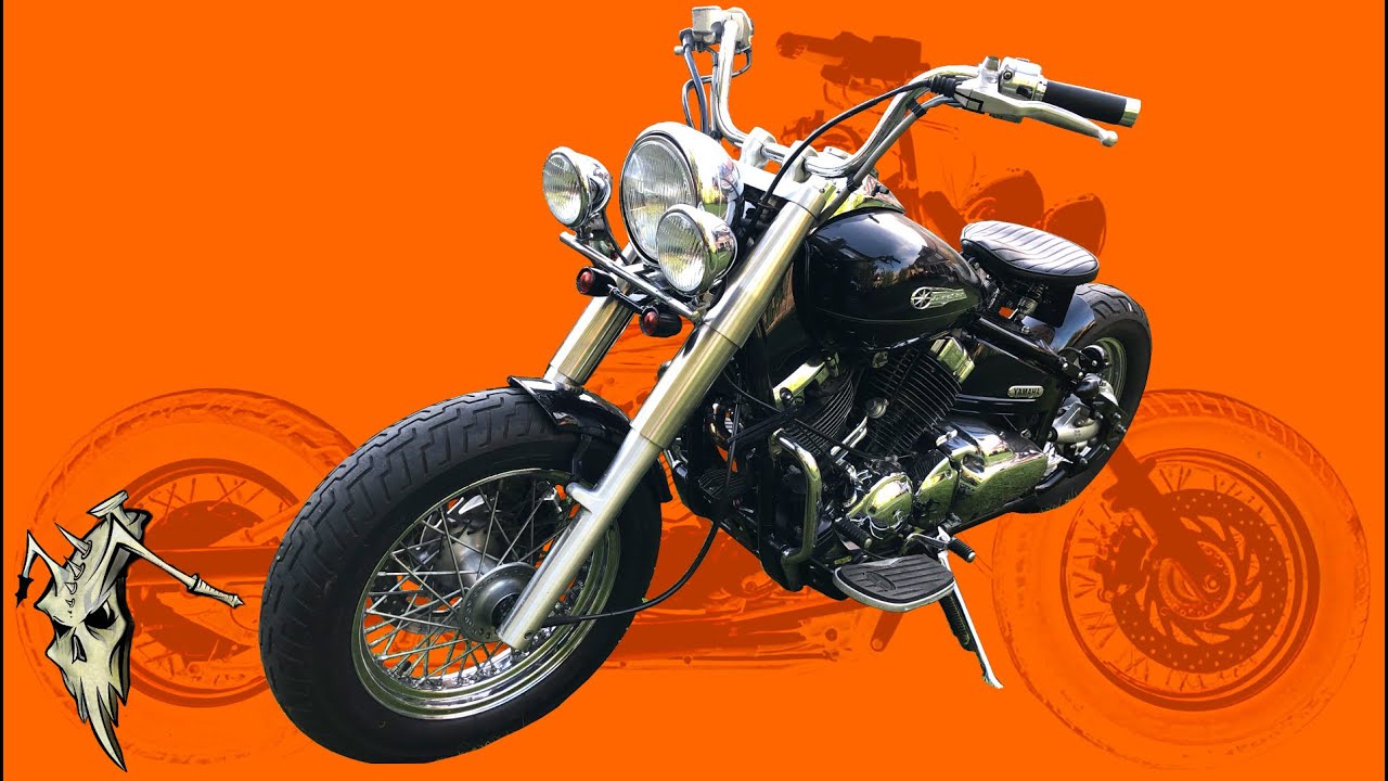 Front Indicators Install XVS 650 Bobber Build