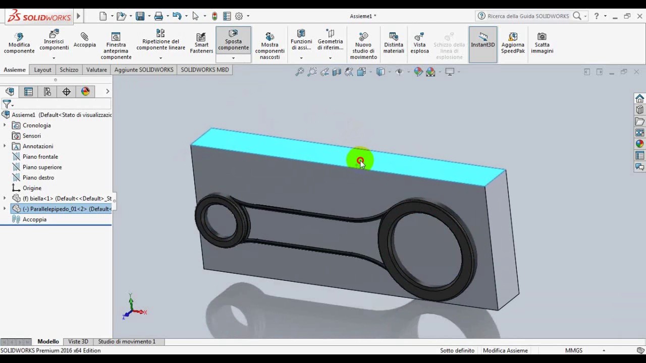 Вычитание одного тела из другого — Учебное пособие по Solidworks #89#