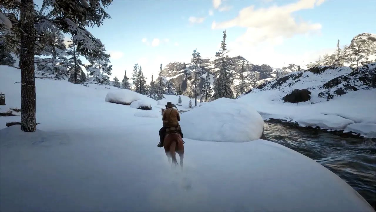 4K Relaxing Realistic Horse Riding Sounds in RDR2 | From Colter to Saint Denis