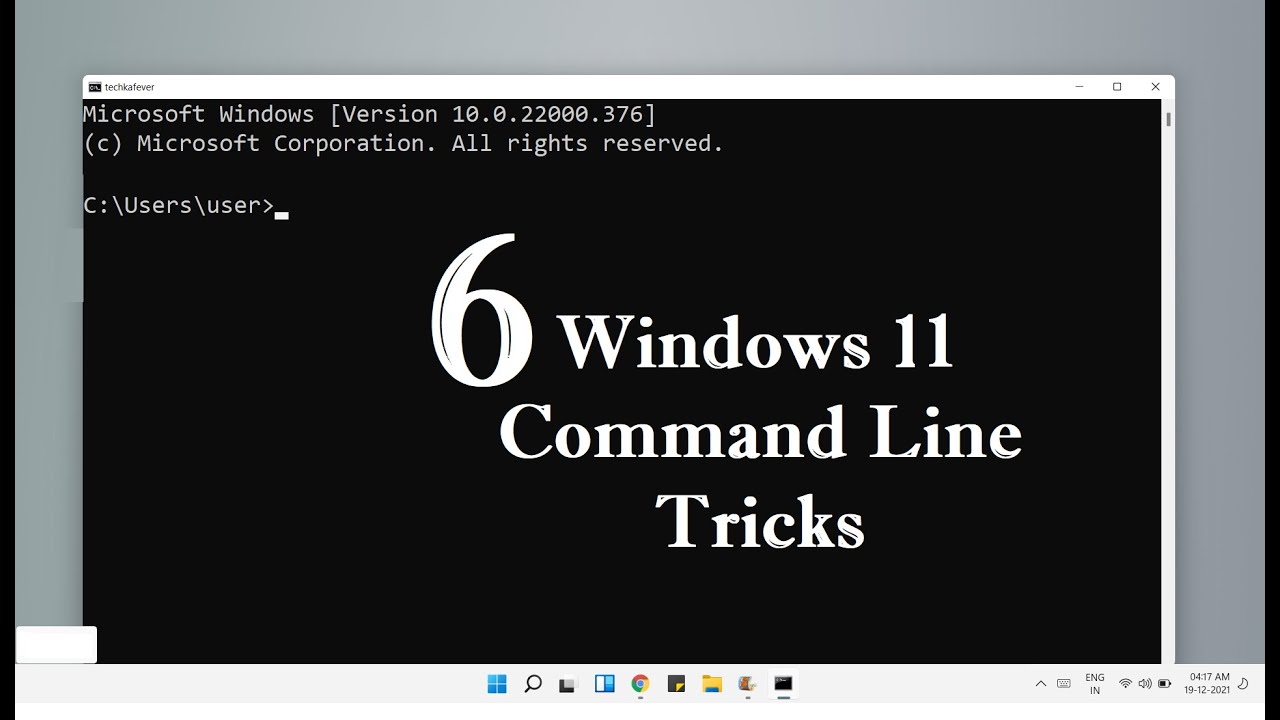 6 Windows 11 Command Line Tricks