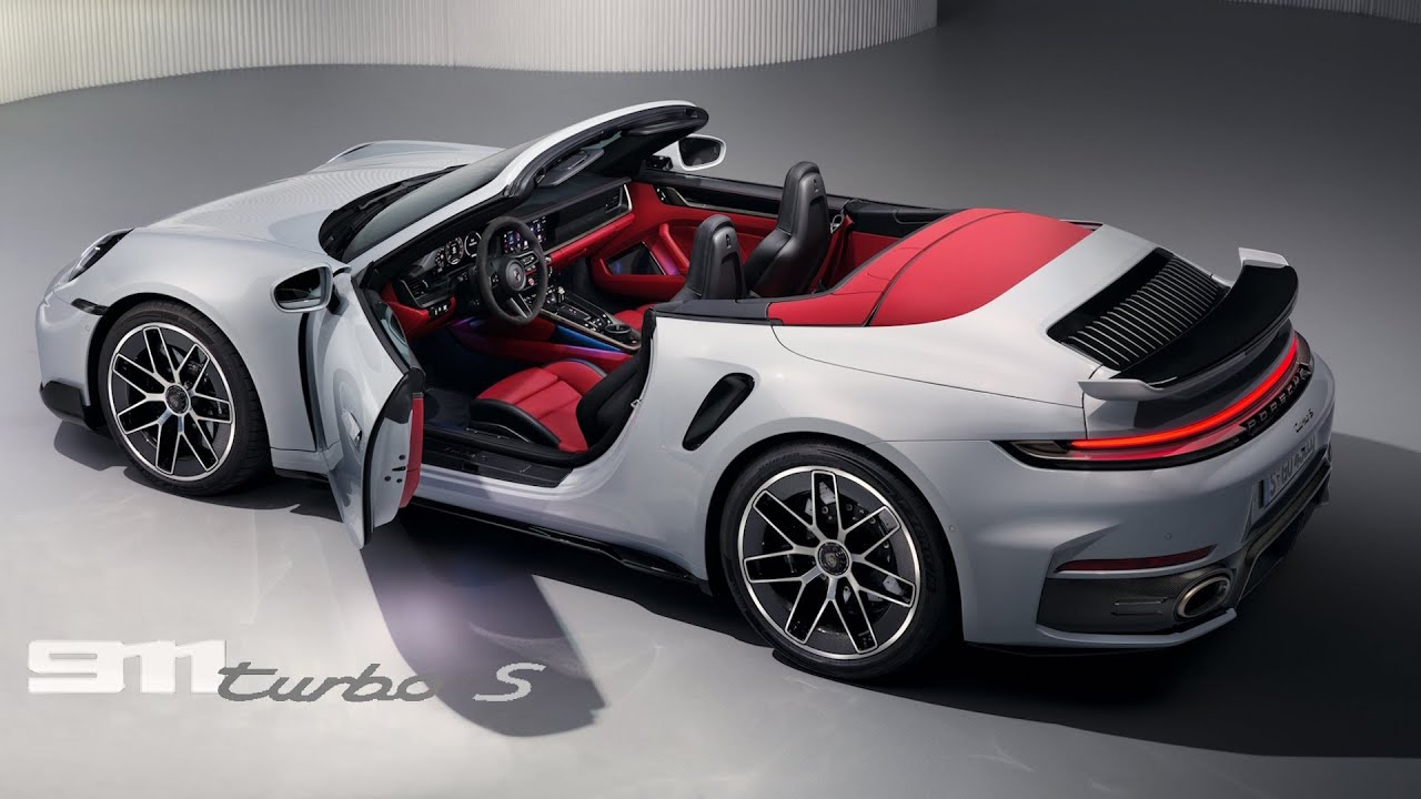 Porsche 911 Turbo S Cabriolet 2026 года — 701 л.с. 🔥⚡ Twin-Turbo T-Hybrid