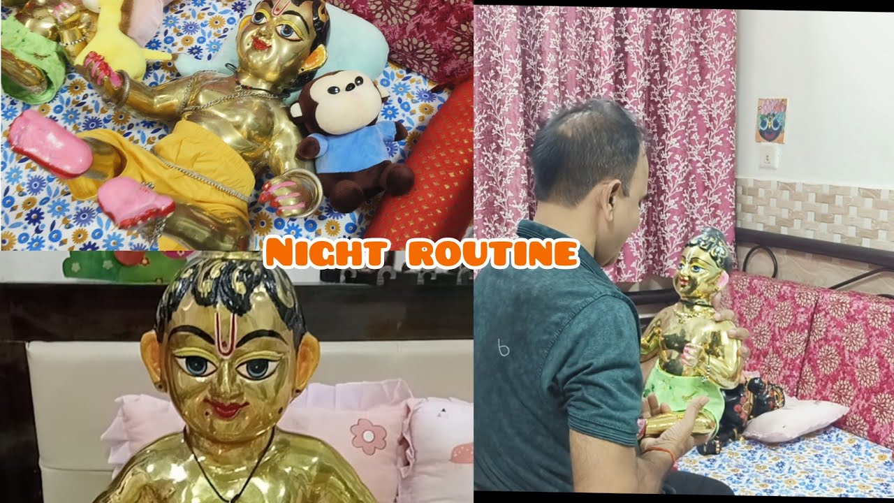 golu sona ☺️ ke baba ne kiya ratri seva ||golu and baba || #makhanchorgopinath