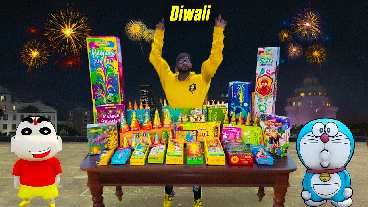 Franklin & Shinchan Celebrate Diwali With Others In GTA 5 Tamil | Gta 5 tamil | Gta 5