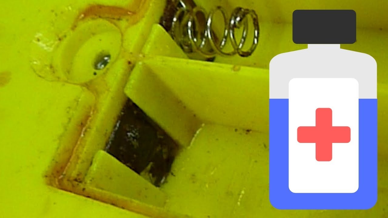How To Replace Battery Terminals In Toys With Orange Battery Rust On Battery Terminals (Pinky Ponk!)