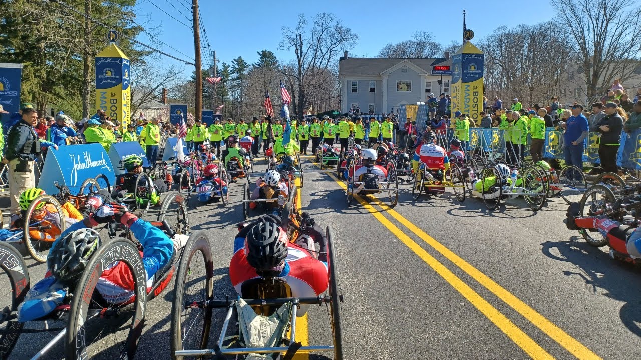 Two Handcyclists Do The Boston Marathon