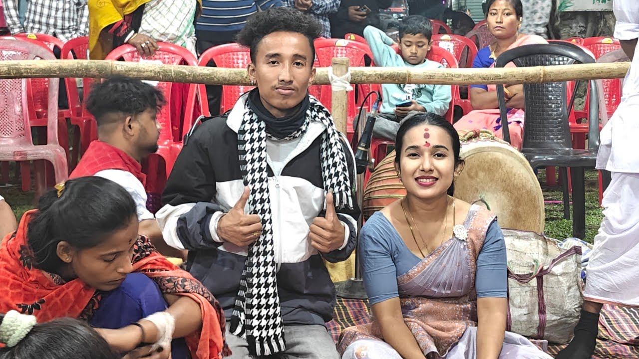 নাম পৰিৱেশন কৰি থকাৰ মাজতে কি হৈছিল শেষলৈ চাব  নাগাৰা নাম কৰিশ্মা নাথৰ সৈতে ধেমালি #viralvideo 😂