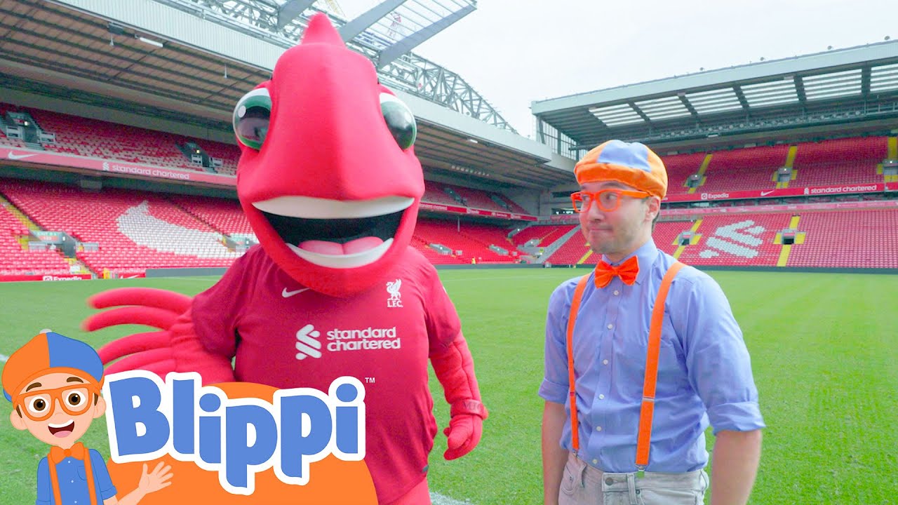 Blippi Visits Liverpool Football Club | Blippi - Full Episodes | Learning Videos with Blippi