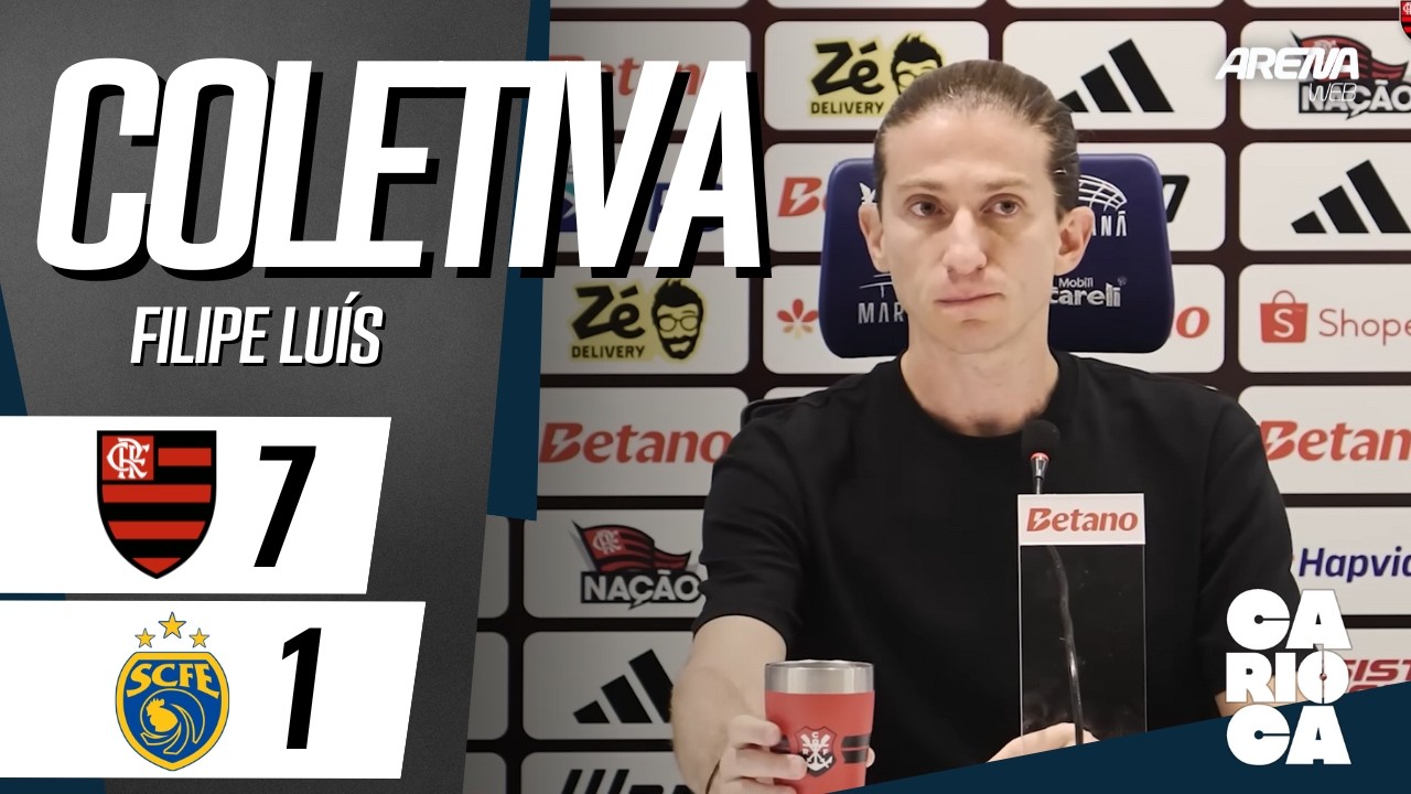 COLETIVA FILIPE LUÍS | AO VIVO | Flamengo x Sampaio Corrêa - Carioca 2026