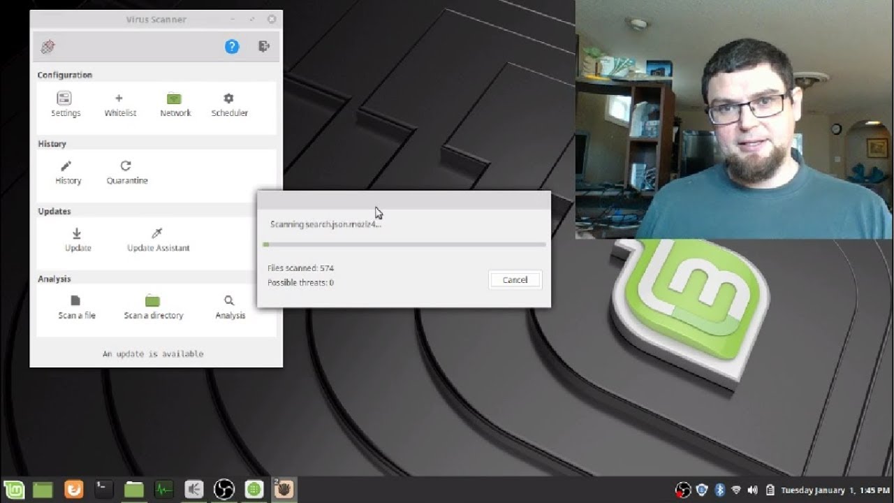 Антивирусная программа ClamTK для Linux