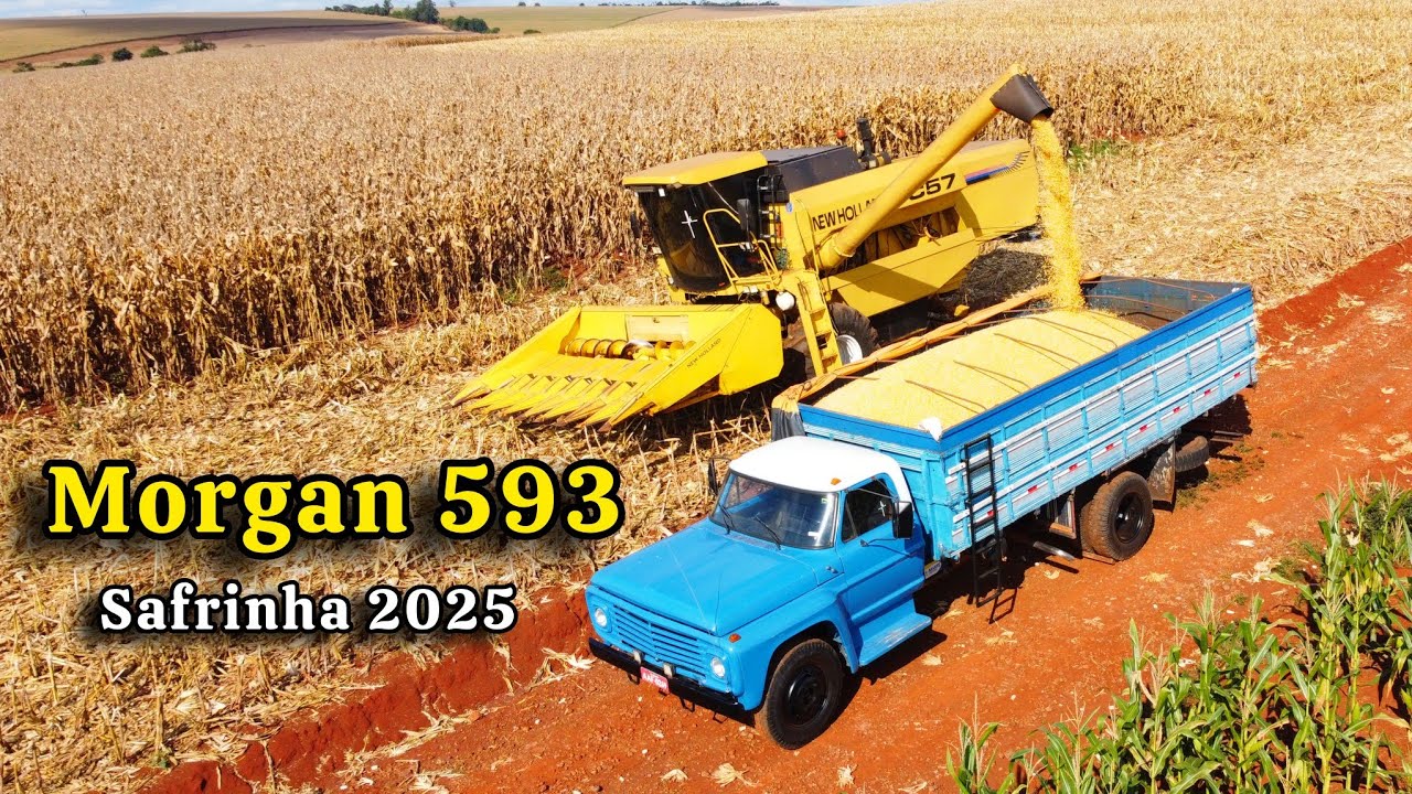 ☑️ Início COLHEITA 2025 - NH TC 57 olhando do alto!!!