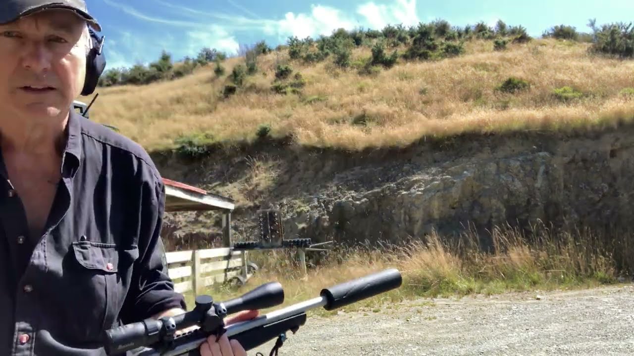 Hardy Rifle Engineering Suppressor on a .357 magnum Bergara Single-Shot Rifle.