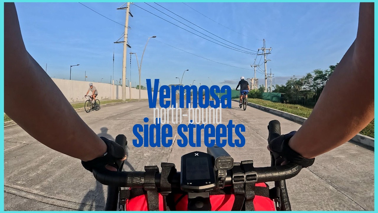 Gravel Bike Ride North-bound in the secondary roads of Vermosa