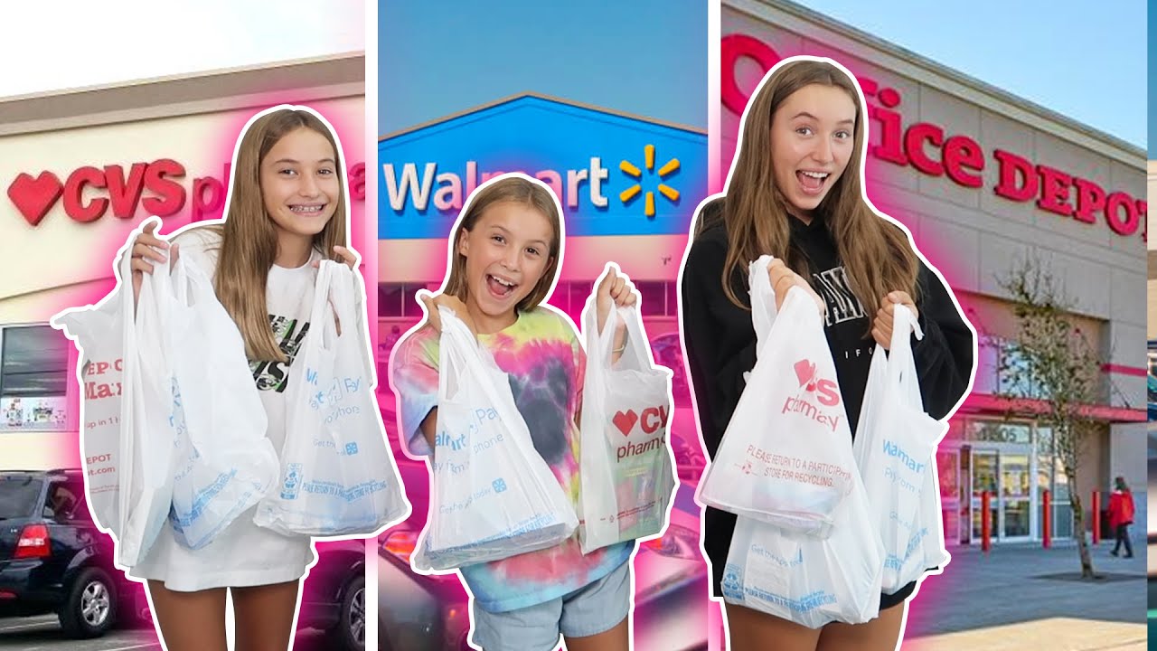 Возвращаемся к покупкам школьных принадлежностей в Walmart, CVS и Office Depot! Жизнь на R