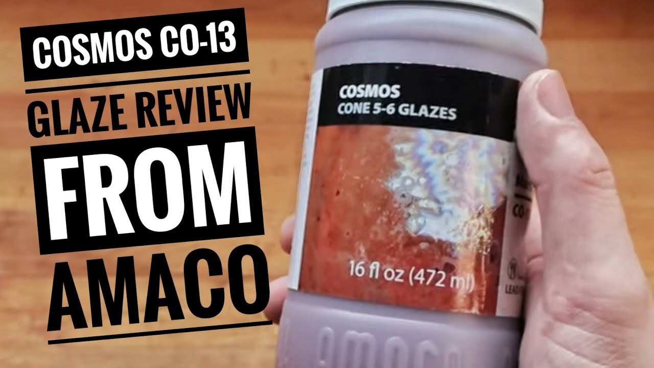 Glaze review Cosmos co- 13 Mars Crystal glaze from AMACO