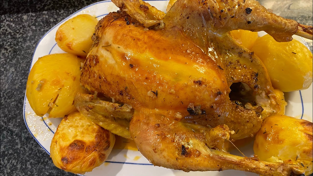 Frango Assado no Forno ESTALADIÇO | susana correia