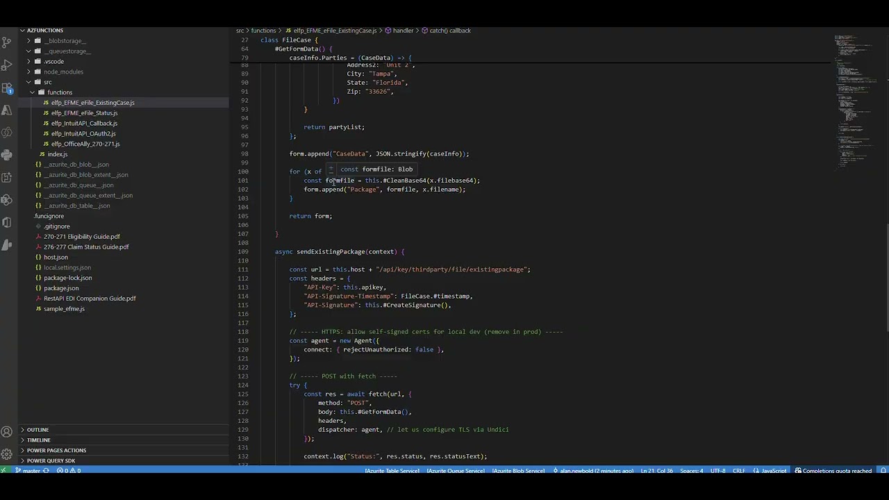 Dynamics365 CRM Form - Integration with Legal eFIle API