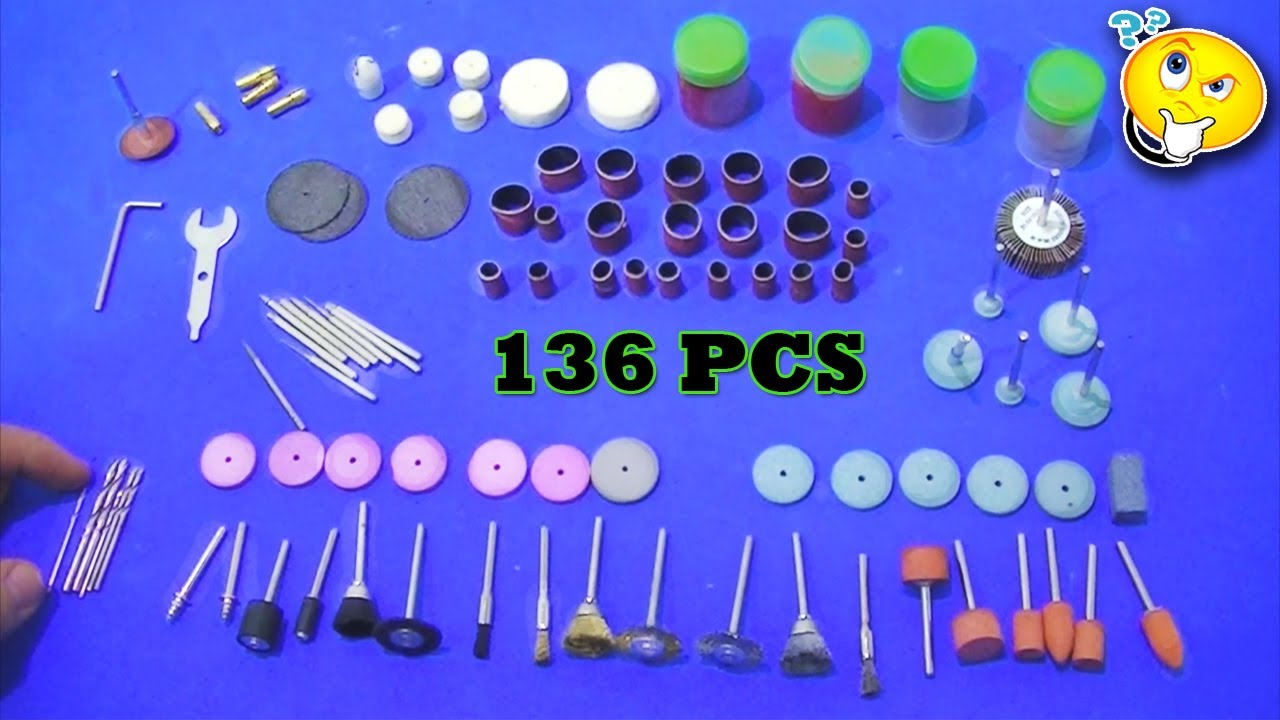 Para que serve cada acessório da micro retifica ? ( Kit 136 Pcs)