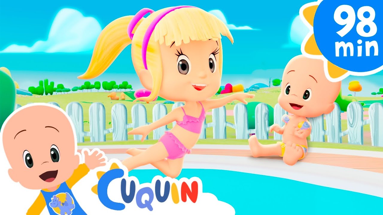 Aprende a nadar y a bailar 💃👙 y más canciones infantiles para bebés con Cleo y Cuquín