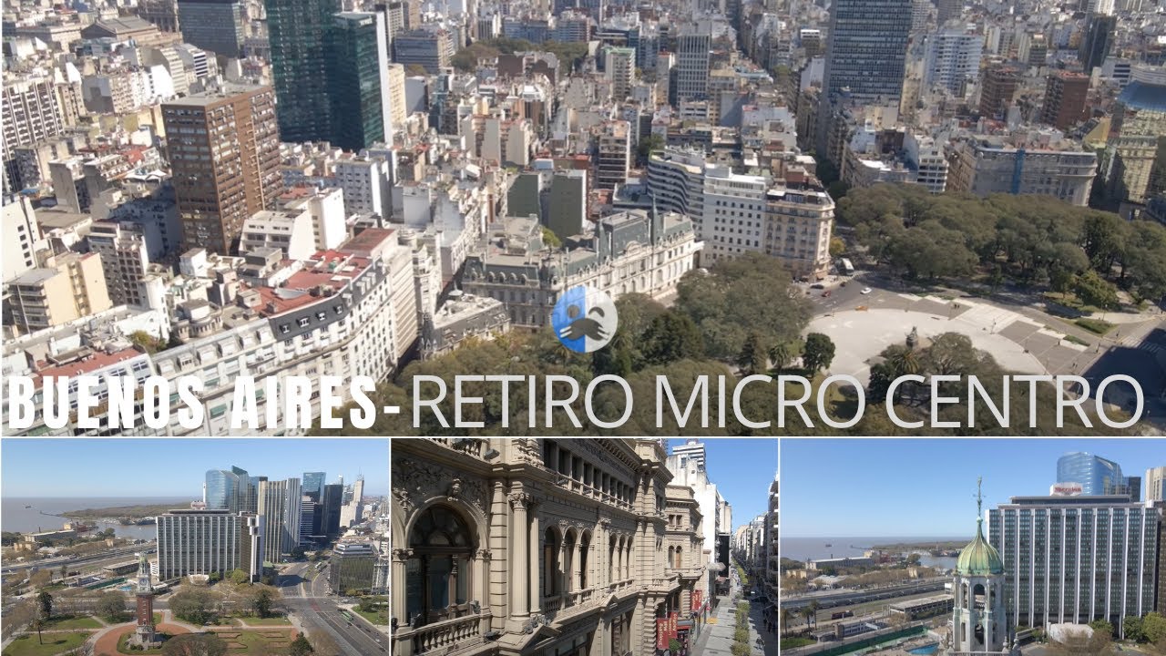 RETIRO MICRO CENTRO -Buenos Aires | Argentina / Drone Mavic Air 2 4K