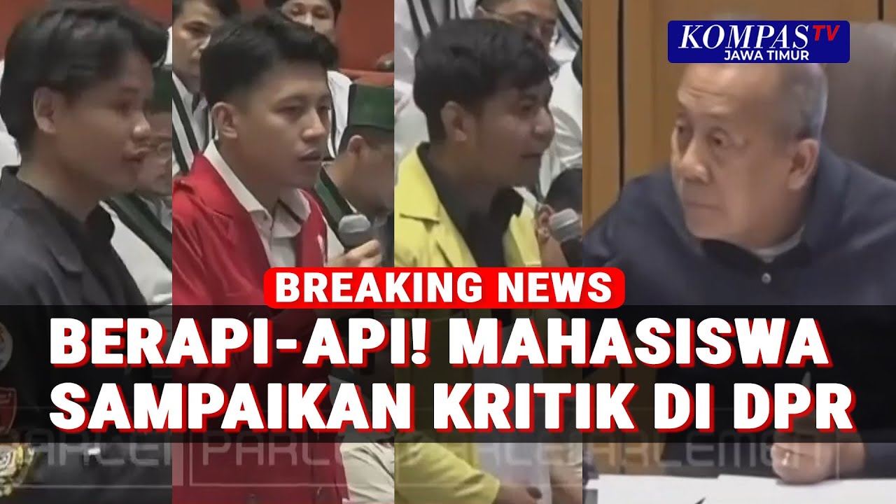 Pedas! Mahasiswa Sampaikan Kritik & Tuntutan Demo di Hadapan DPR