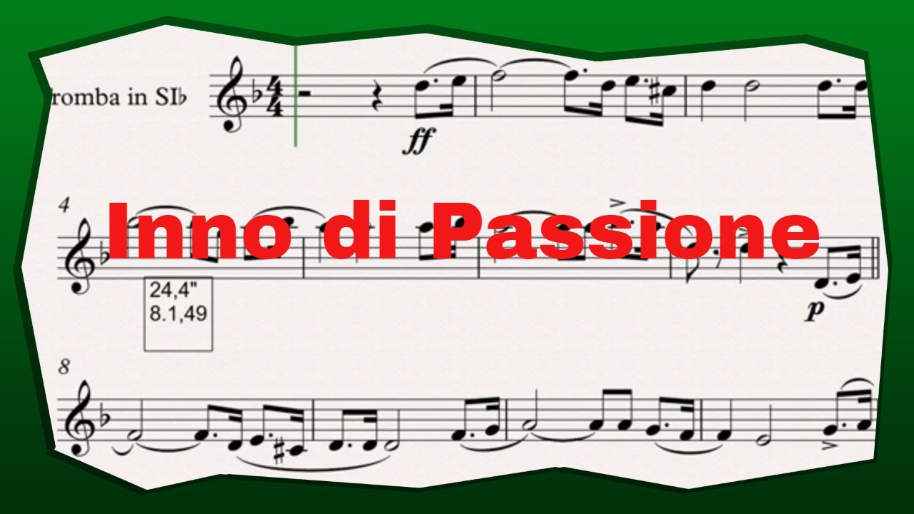 Inno di Passione elaborazione di pasquale Aiezza.  Processione di Piano